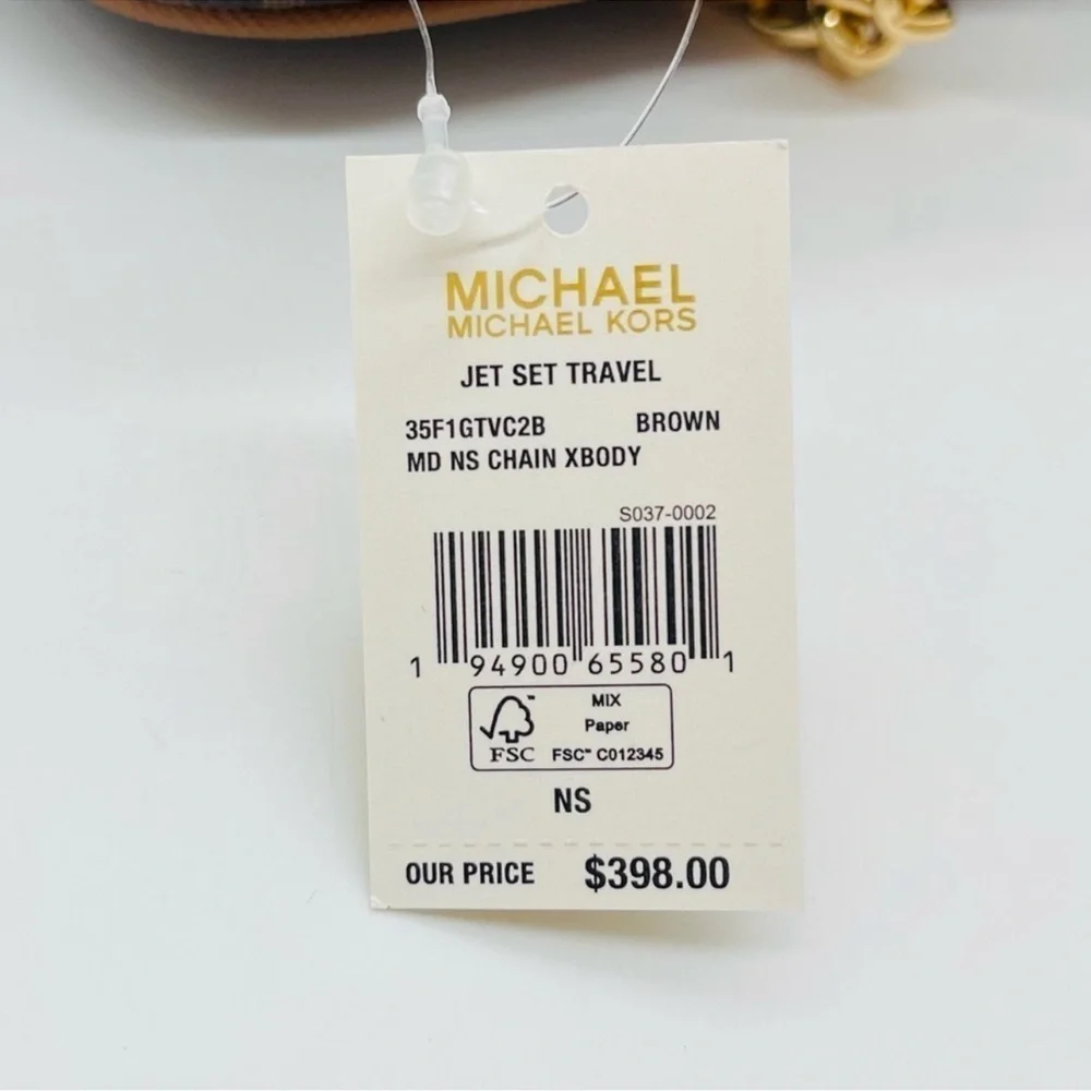 Michael Kors Medium NS Chain Xbody
Bag Brown - Picture 10 of 11
